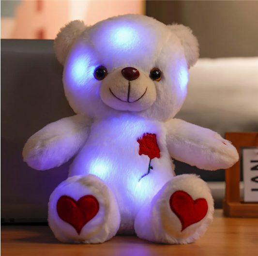 ✨ Ours en peluche lumineux LED – 30 cm ✨
